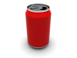 empty aluminum can
