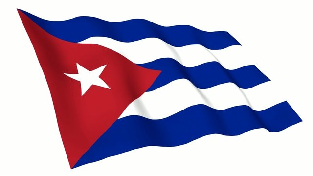 Cuba Animated Flag
