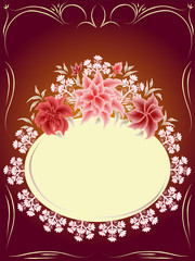 Floral card