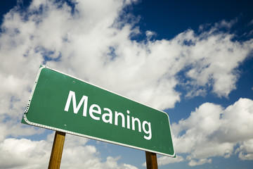 Meaning Road Sign