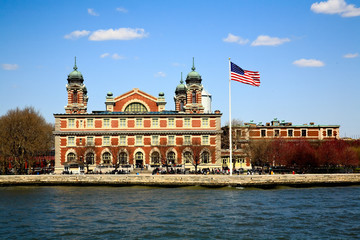 The main immigration building on Ellis Island - 13431156