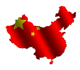 Chinese map flag