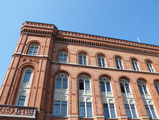 Fototapeta na wymiar Rotes Rathaus in Berlin