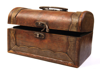 antique rustic wooden box