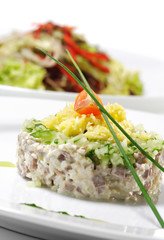 Meat Salad with Vegetable