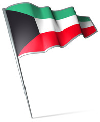 Flag pin - Kuwait