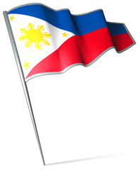 Flag pin - Philippines