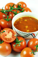 tomaten creme suppe