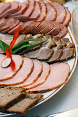 Traditional food at a party