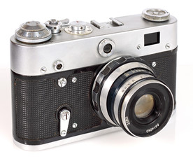 Old viewfinder  photo camera