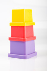 Picture of a baby block toys in different colours