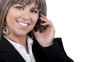 businesswoman with mobile phone