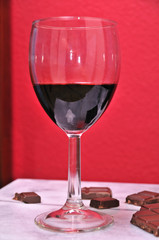 Port wine and chocolate