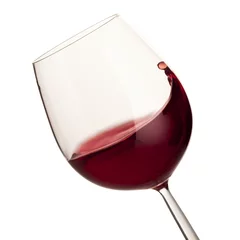 Küchenrückwand glas motiv Wein Bewegendes Rotweinglas