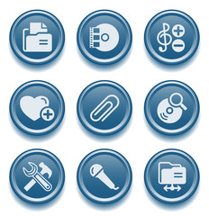 Button icon set 11