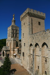 Fototapeta na wymiar Pałacu Papieży, Avignon