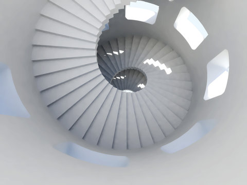 Spiral stairway