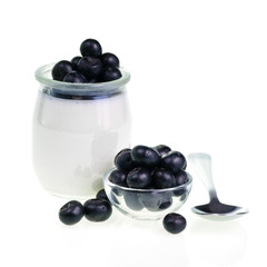 Yogurt and Blueberries
