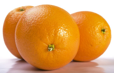 Close up of fresh oranges