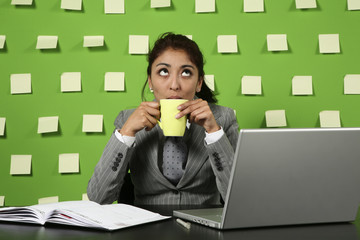 woman and tea