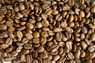 Coffee beans background