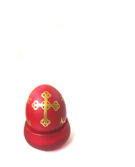 Fototapeta premium Easter egg with cross