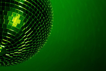 Disco ball green