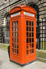 Obraz premium A Red Telephone Box, London, UK