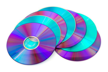 Heap of computer disks