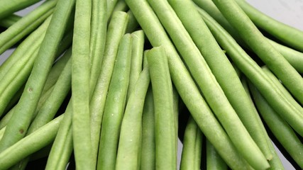 Green runner beans