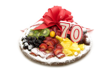 fruits tart for seventy year anniversary