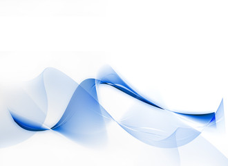 Abstract blue smoke effect background