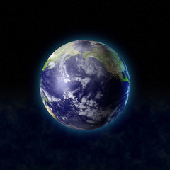 Obraz na płótnie Canvas 3d globe http://visibleearth.nasa.gov/