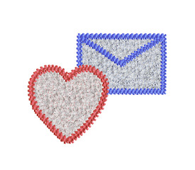 メールとハート