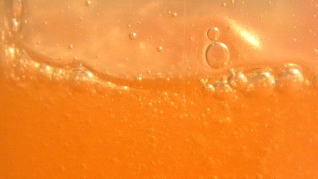 bubbles in liquid