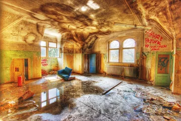Cercles muraux Rudnes Abandoned room
