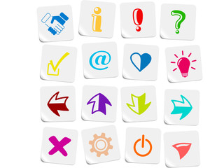 Miscellaneous signs vector iconset