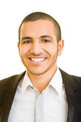 Lachender Manager