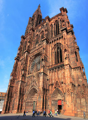 Strasbourg Cathedral - obrazy, fototapety, plakaty