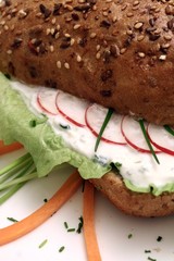gesundes Brötchen