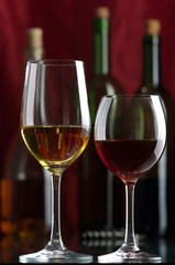 White and red wine
