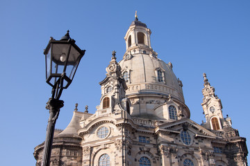 Fototapeta na wymiar Dresden Frauenkirche dome
