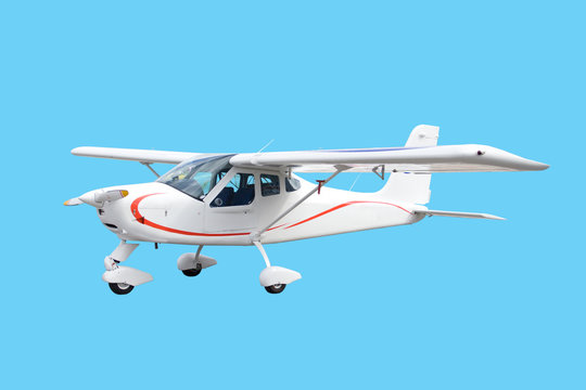 one engine aeroplane isolated