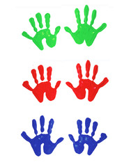 Obraz premium Handprints Vector