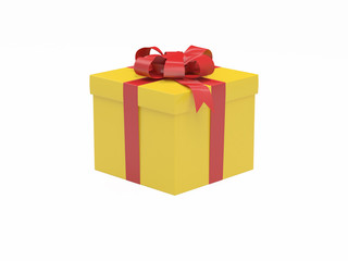 Gift in the yellow box