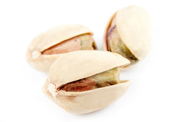 Three pistachios
