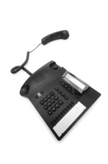 Office phone isolated on the white background