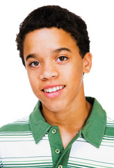 Portrait Of Teenage Boy Smiling