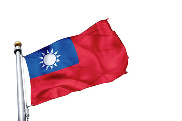 Fototapeta na wymiar drapeau taiwan
