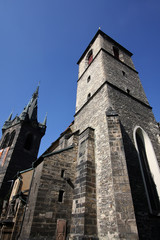 Fototapeta na wymiar Saint Jindrich church in Prague